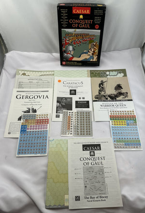 Caesar: Conquest of Gaul w/ All Modules - 1998 - GMT Games - New Old Stock