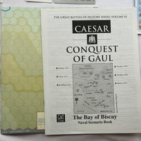 Caesar: Conquest of Gaul w/ All Modules - 1998 - GMT Games - New Old Stock