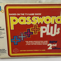 Password Plus Game 2nd Edition - 1978 - Milton Bradley - Great Condition