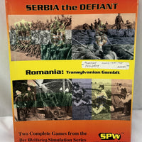 Serbia the Defiant / Romania: Transylvanian Gambit Games - 2000 - SPW - New Old Stock