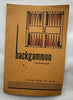 15 1/2" x 10" Backgammon Game in Black Case White and Red Chips - Complete - Great Condition (Copy)