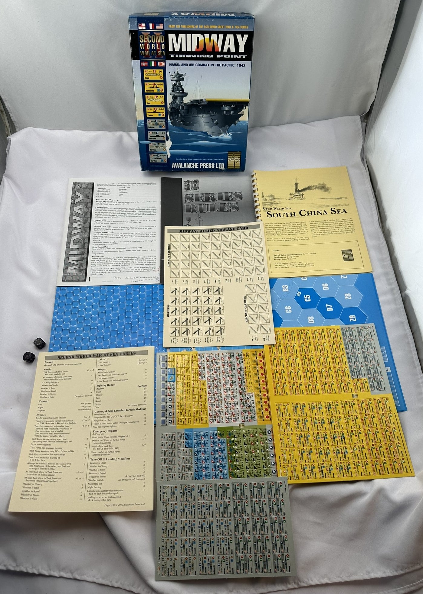 Second World War at Sea: Midway Game - 2002 - Avalanche Press Ltd. - New Old Stock