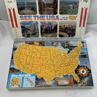 See the USA Game - 1966 - Cadaco - Great Condition