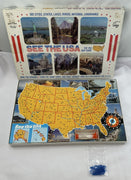 See the USA Game - 1966 - Cadaco - Great Condition