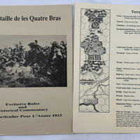 La Bataille De Les Quatre Bras Game - 1991 - Clash of Arms Games - New Old Stock