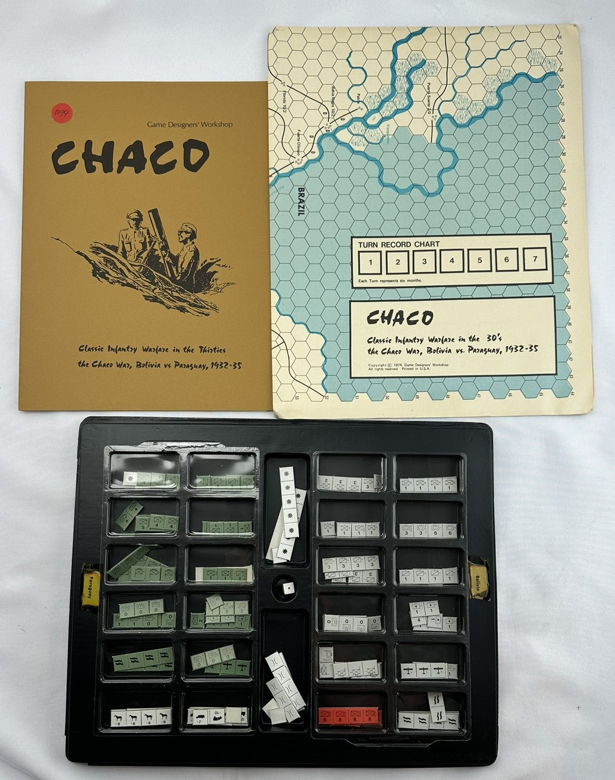 Chaco Game - 1973 - Game Designers Workshop - Very Good Condition