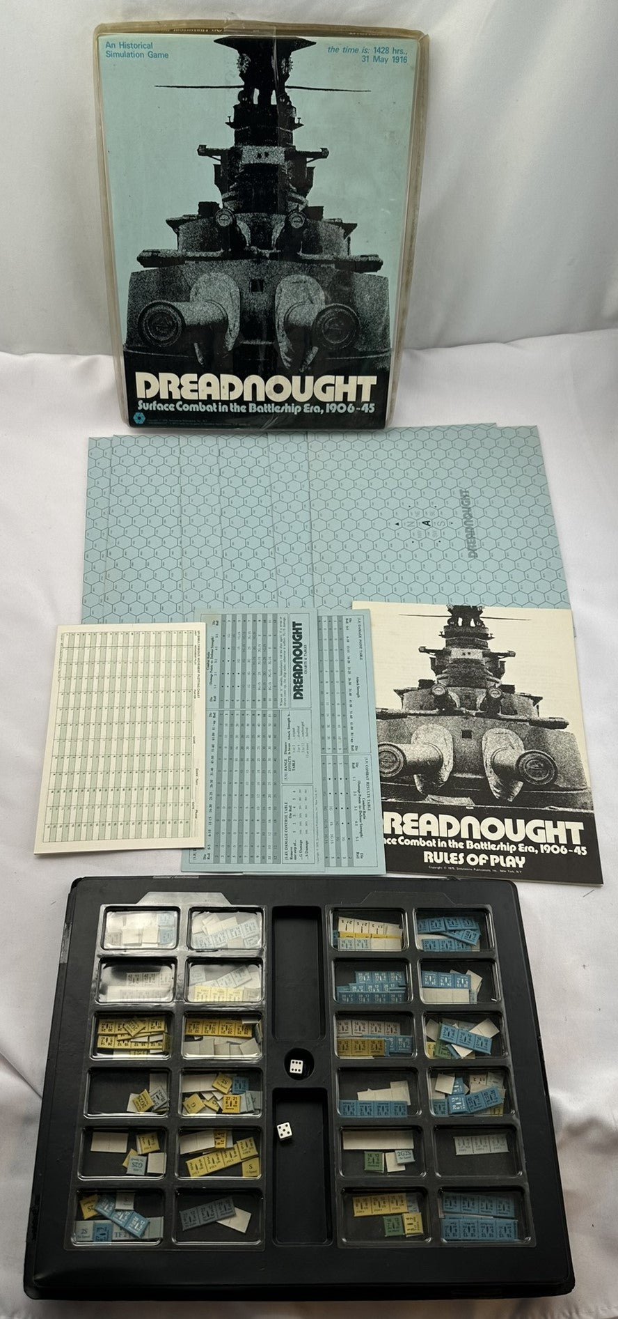 Dreadnought: Surface Combat in the Battleship Era, 1906-45 - 1975 - SPI - Very Good Condition