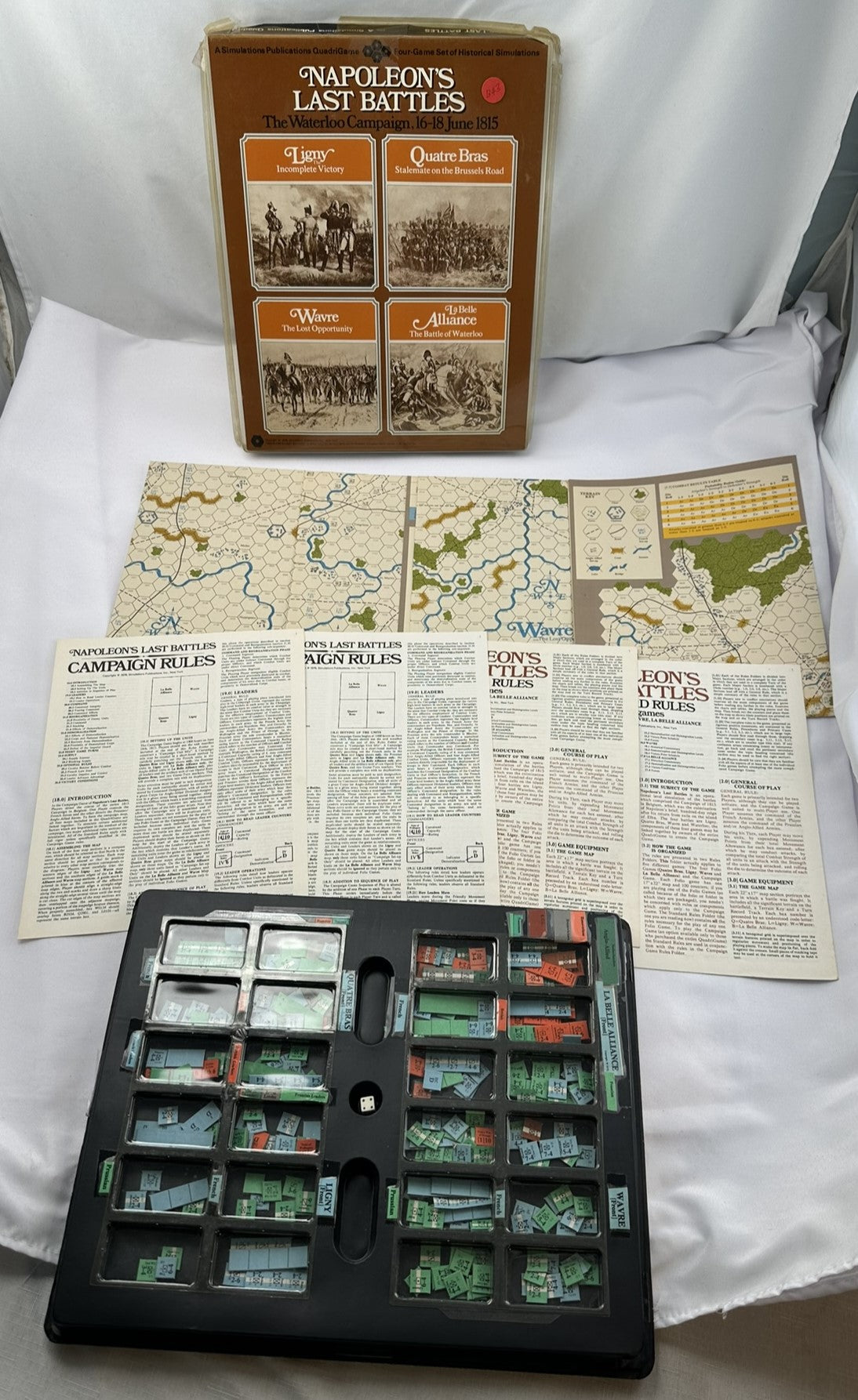 Napoleons Last Battles Game - 1976 - SPI - Very Good Condition