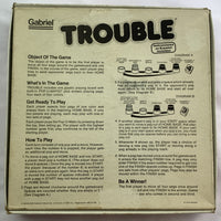 Trouble Game - 1977 - Gabriel - Good Condition