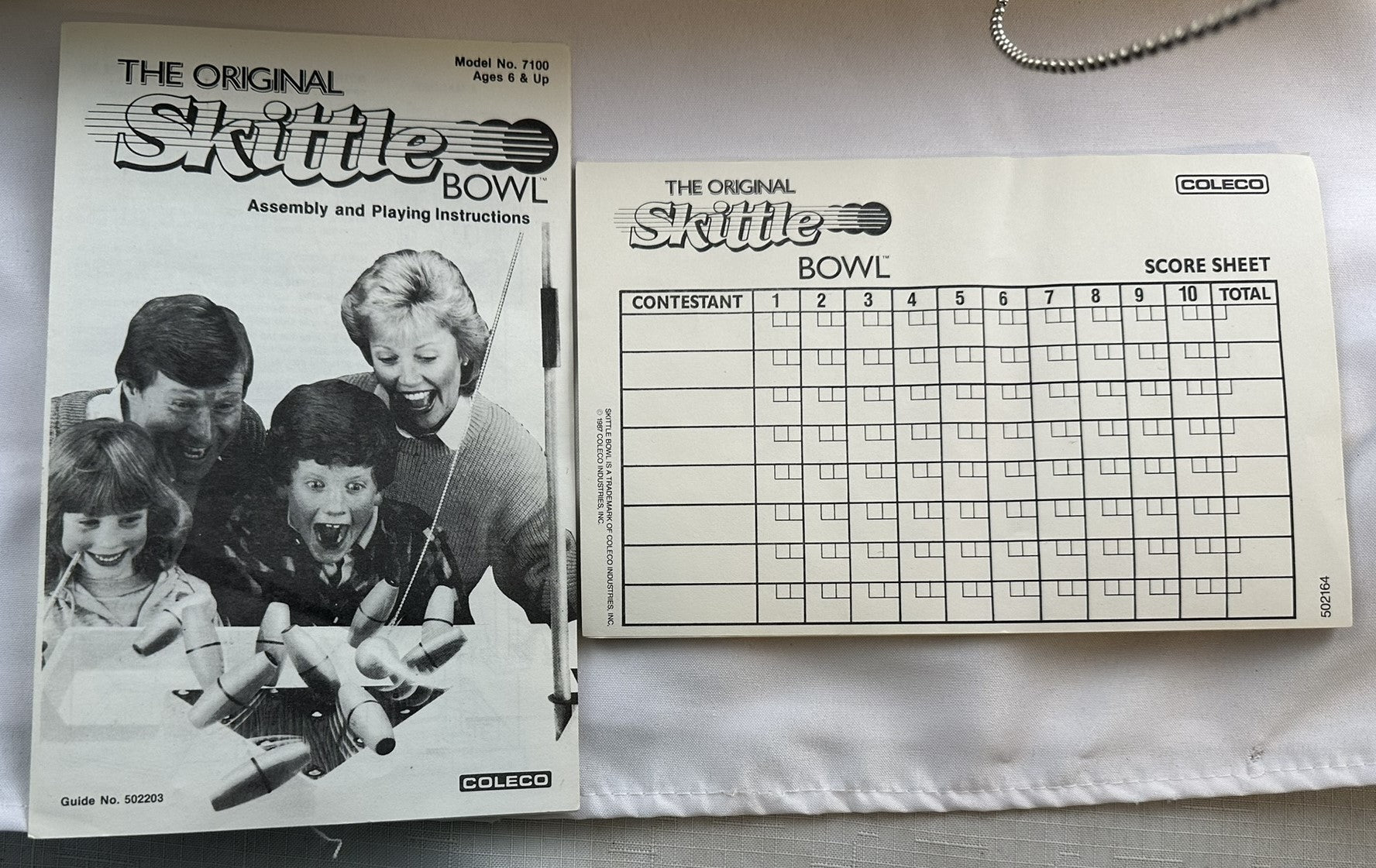 Skittle Bowl - 1987 - Coleco - Great Condition