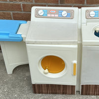 Little Tikes Washer Dryer Set Ironing Board Child Size - Good Condition