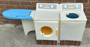 Little Tikes Washer Dryer Set Ironing Board Child Size - Good Condition