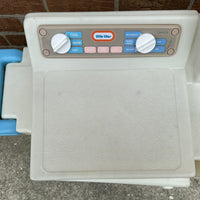 Little Tikes Washer Dryer Set Ironing Board Child Size - Good Condition