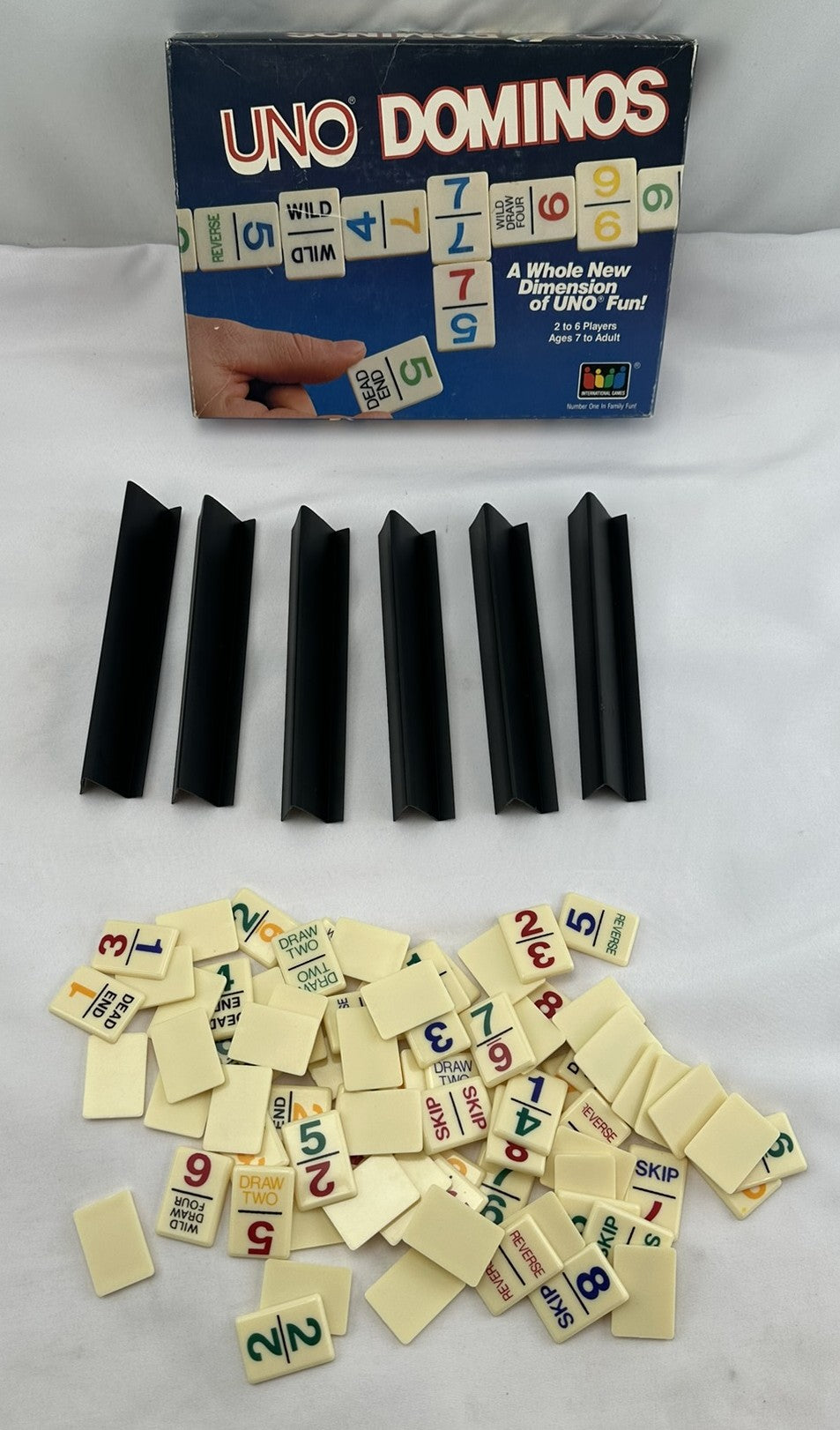 UNO Dominos Game - 1986 - International Games - Great Condition