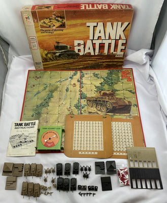 Tank Battle Game - 1975 - Milton Bradley - Very Good Condition