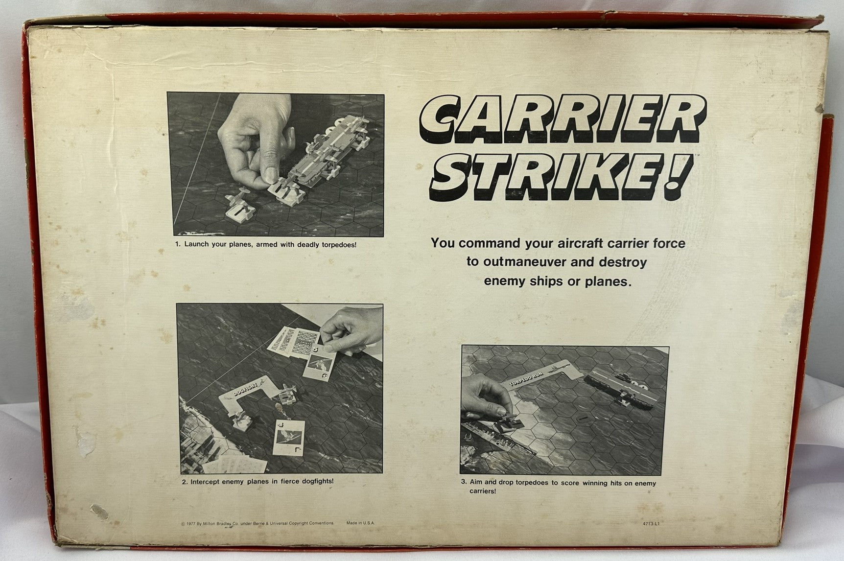 Carrier Strike Game - 1977 - Milton Bradley - Good Condition