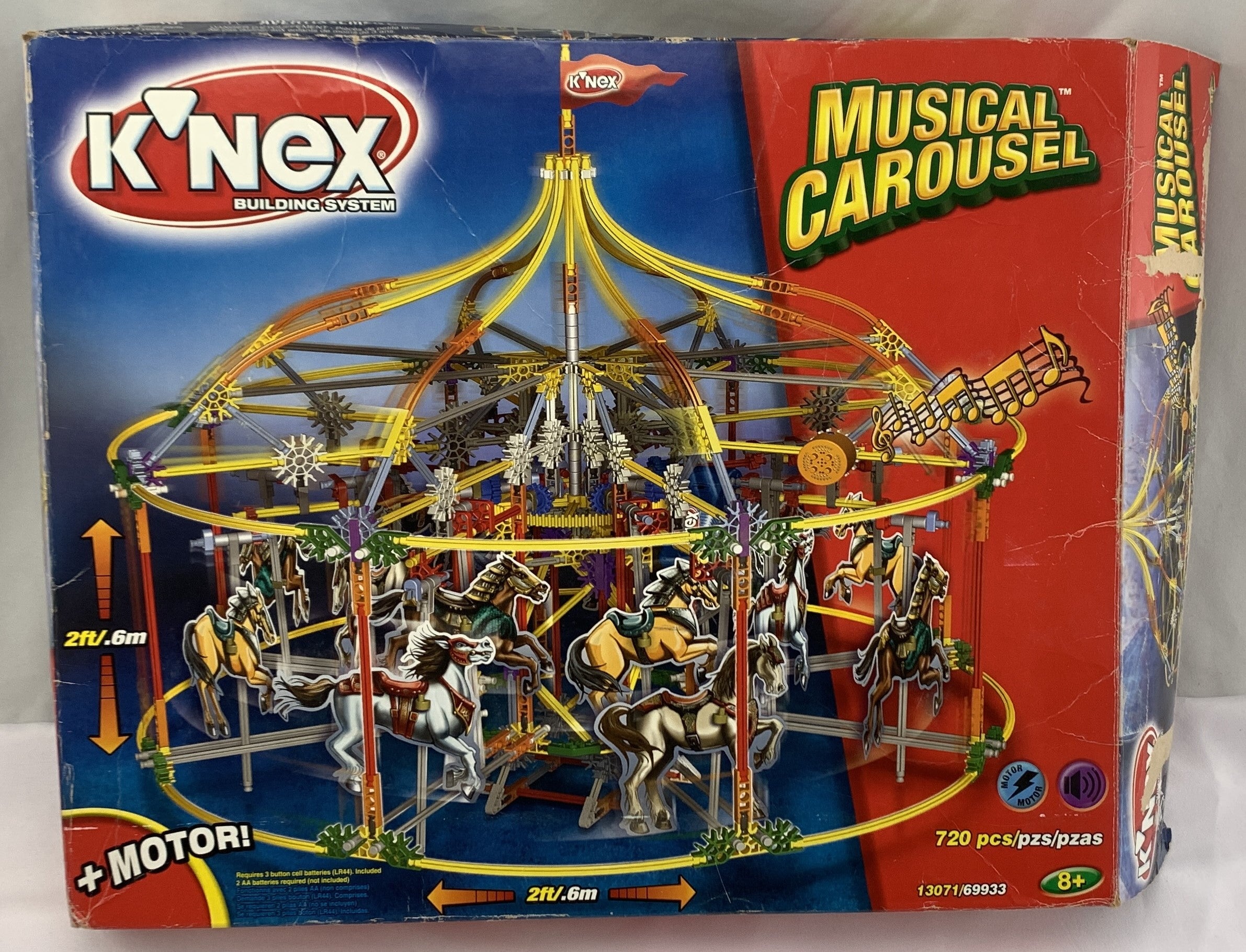 Knex Musical Carousel Set #13071 - Complete - Very Good Condition