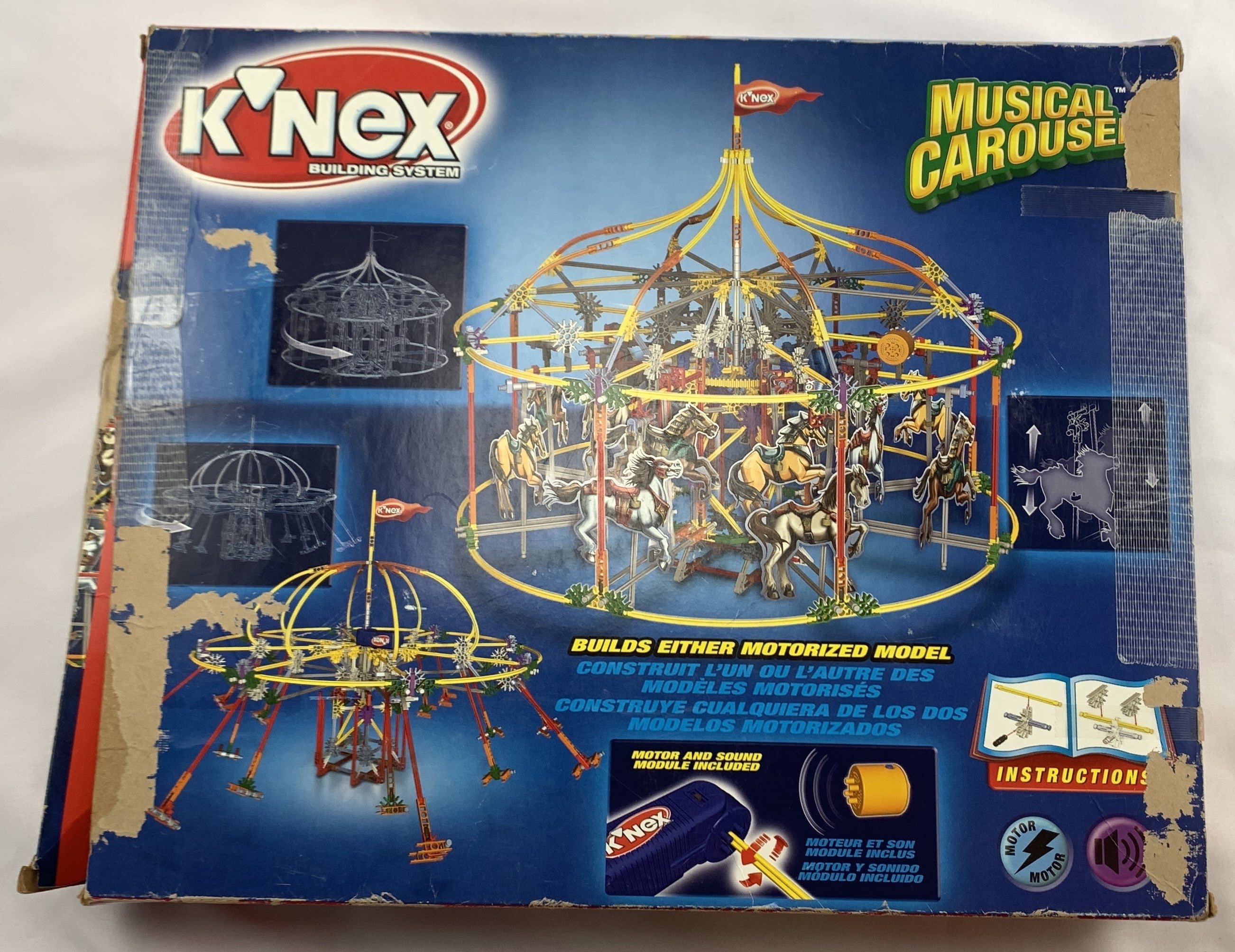 Knex Musical Carousel Set #13071 - Complete - Very Good Condition