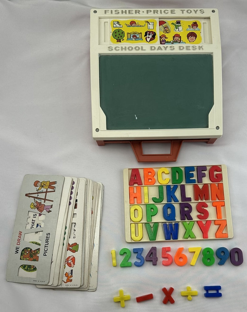 Fisher Price School Days Desk deals and School House Complete