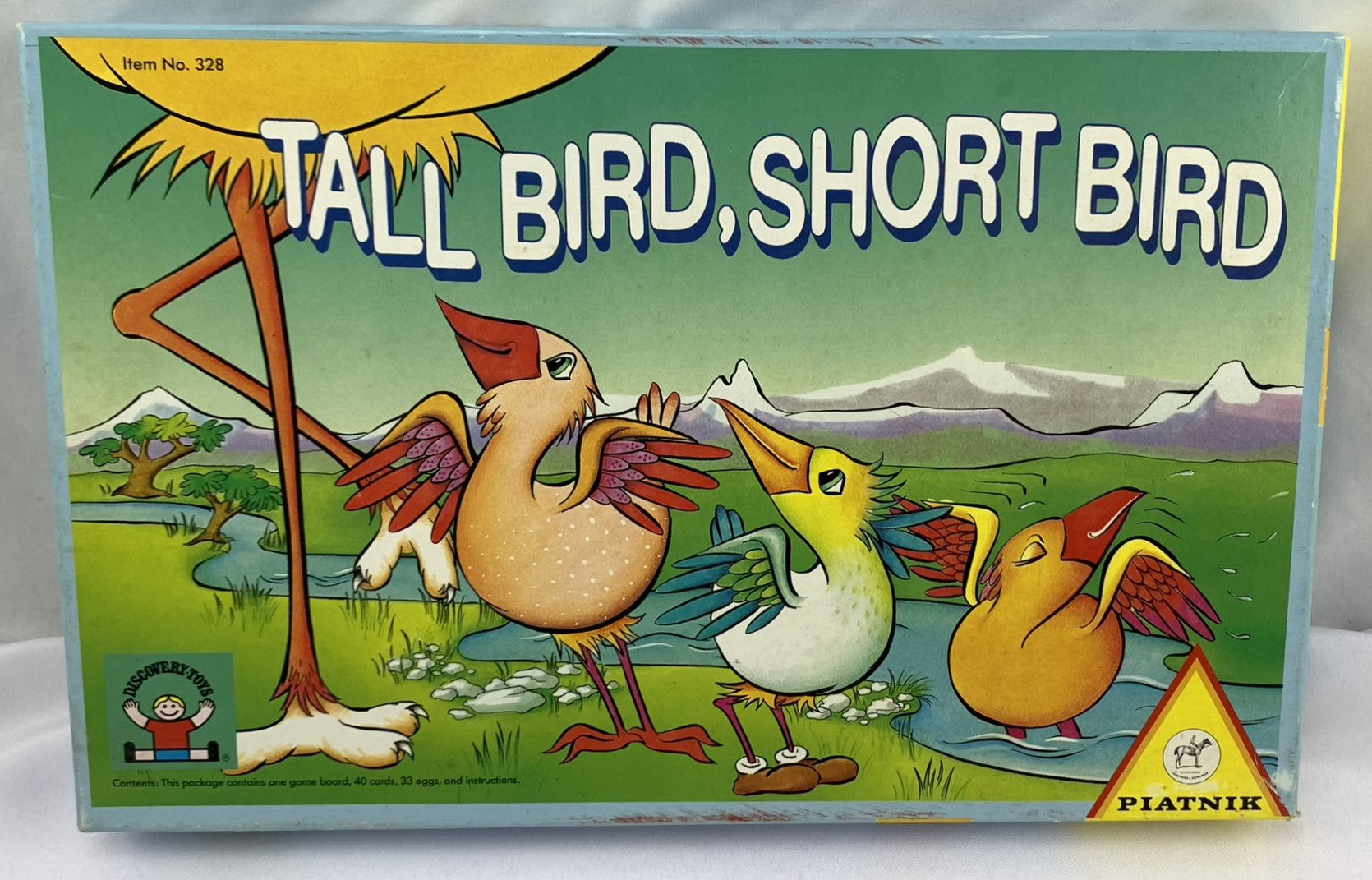 Tall Bird, Short Bird Game - 1988 - Discovery Toys - Good Condition