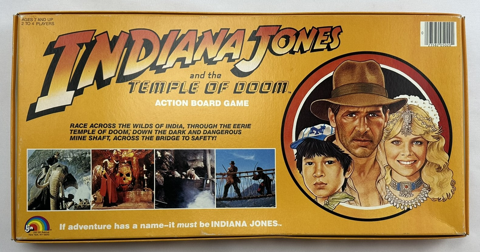 Indiana Jones and the Temple of Doom Board Game - 1984 - LJN Toys - Great Condition