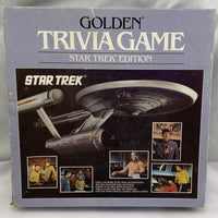 Golden Trivia Game: Star Trek Edition Game - 1984 - Golden - Great Condition