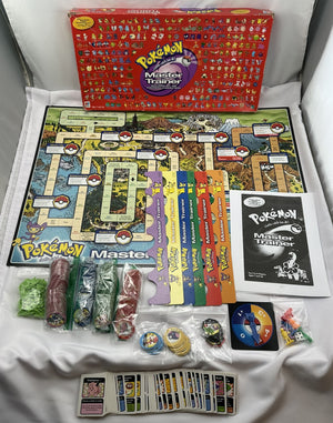 Pokemon Master Trainer Game - 2001 - Milton Bradley - Good Condition