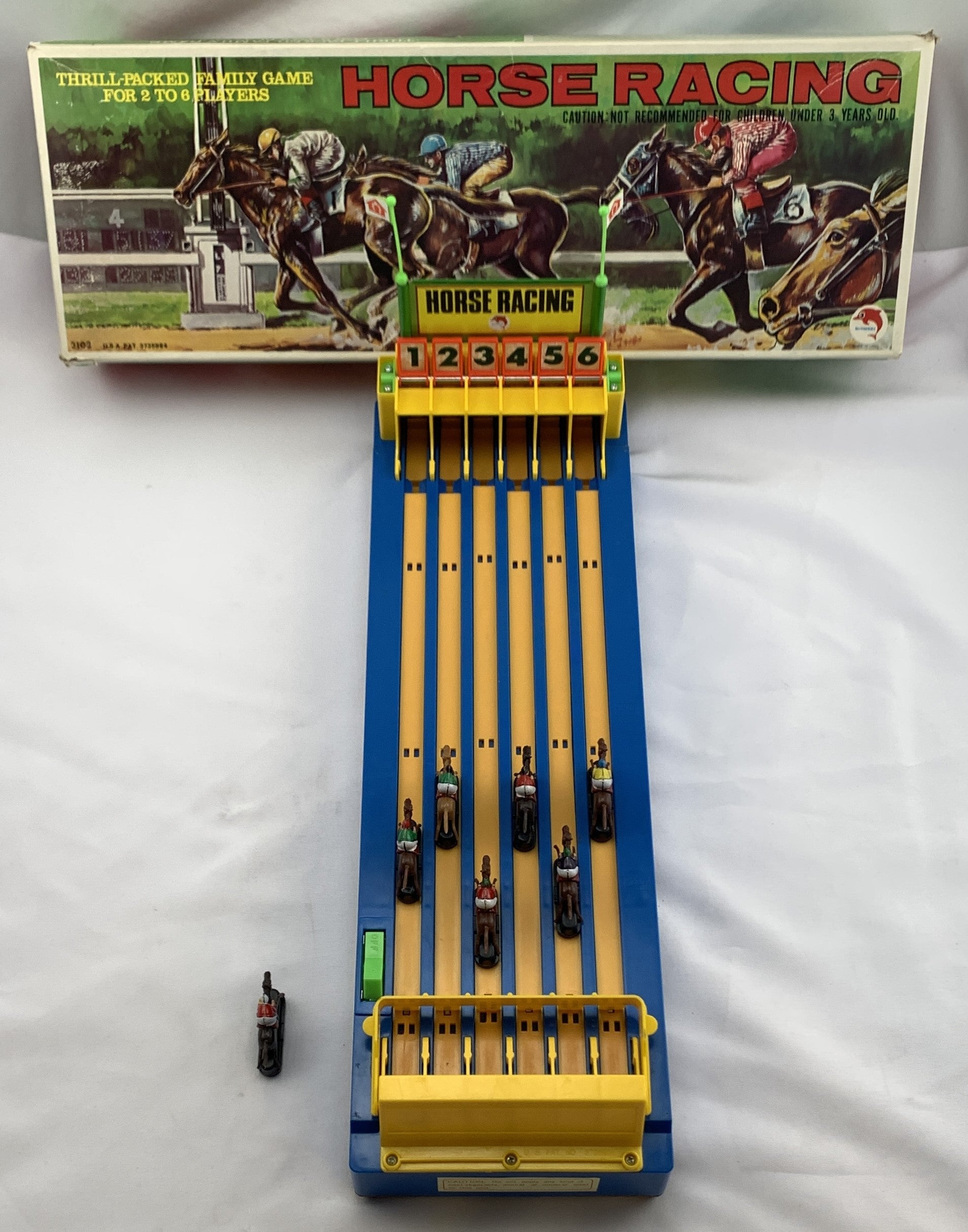 Shinsei Derby Horse Racing Game Motorized - Vintage - Great Condition