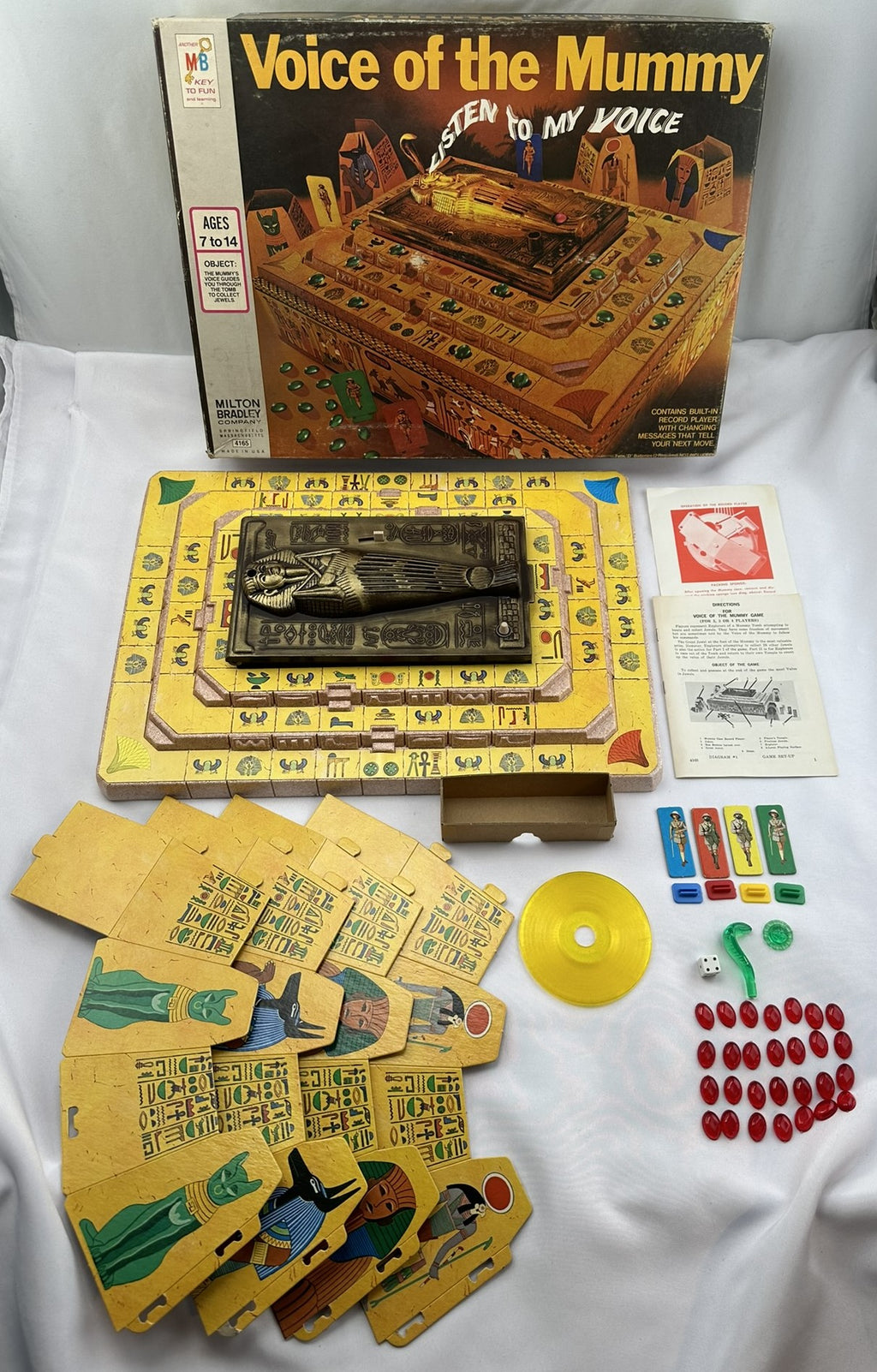 Voice of the Mummy Game - 1971 - Milton Bradley - Great Condition