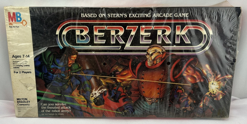 Berzerk Board Game - 1983 - Milton Bradley - New/Sealed