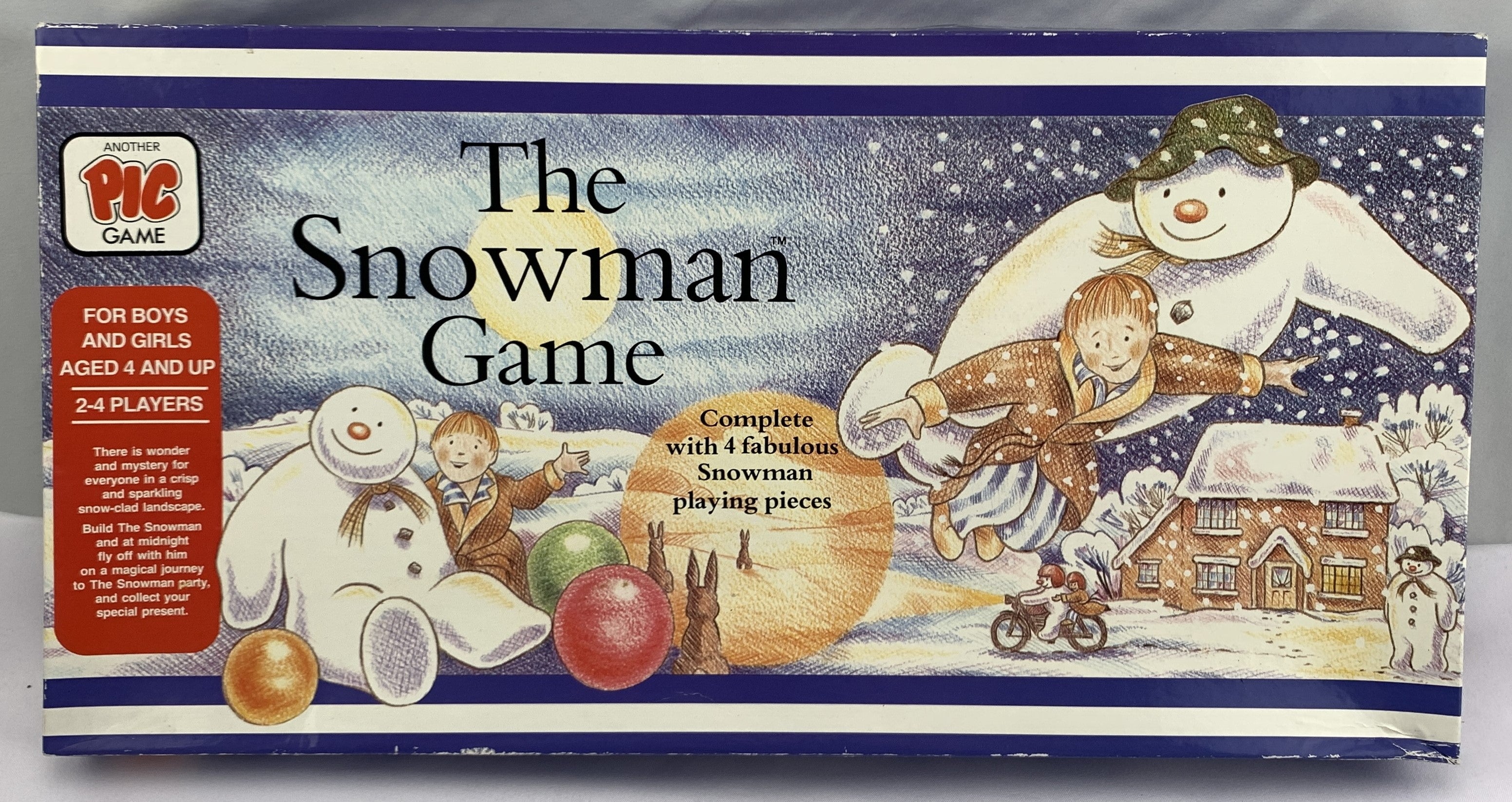 The Snowman Board Game - 1987 - Great Condition