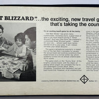 Chicago's Great Blizzard of '77 Travel Game - 1977 - Great Condition