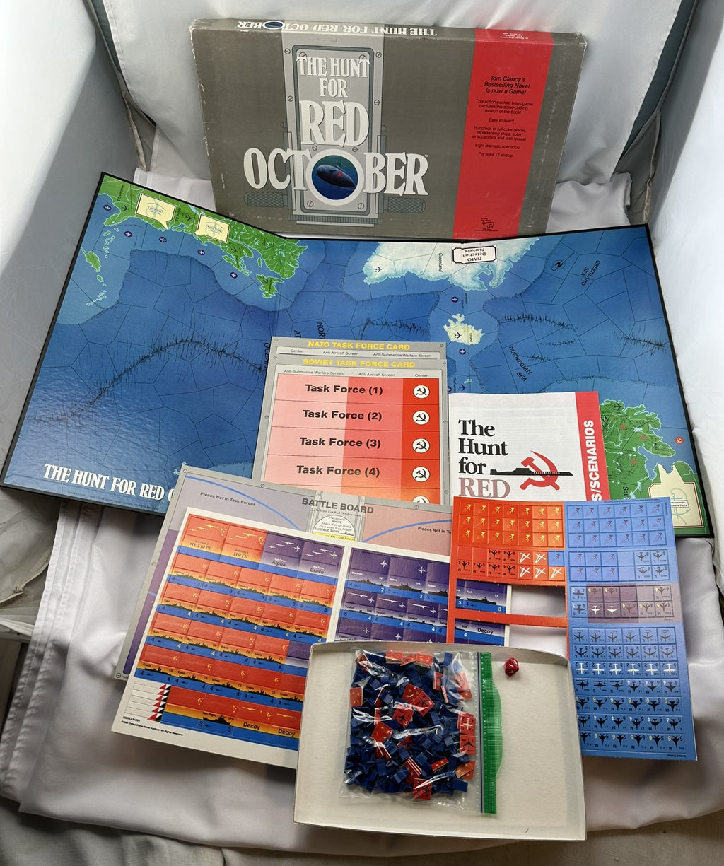 Hunt For Red October Game - 1988 - TSR - Never Played