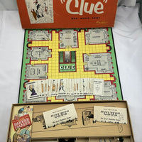 Clue Game - 1956 - Parker Brothers - Very Good Condition