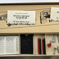 Clue Game - 1956 - Parker Brothers - Very Good Condition