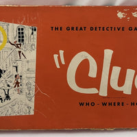 Clue Game - 1956 - Parker Brothers - Very Good Condition