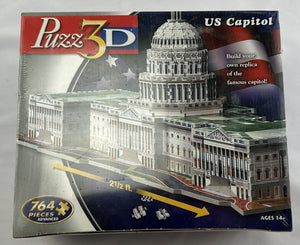 Puzz 3D US Capitol - 1996 - Wrebbit - New/Sealed