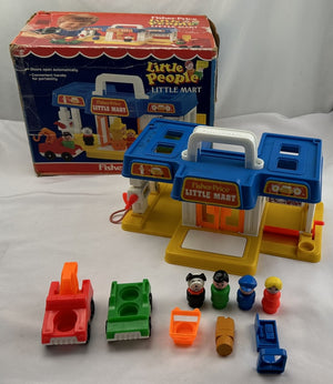 1986 Fisher Price Little People Little Mart #2580 - Complete - 1986 - Great Condition