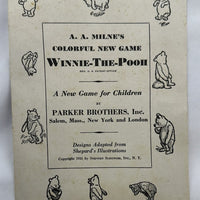 Winnie the Pooh Game - 1933 - Parker Brothers - Great Condition