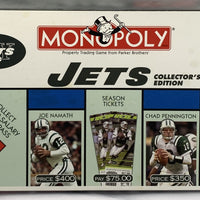 Jets Collectors Monopoly Game - 2004 - USAopoly - Great Condition