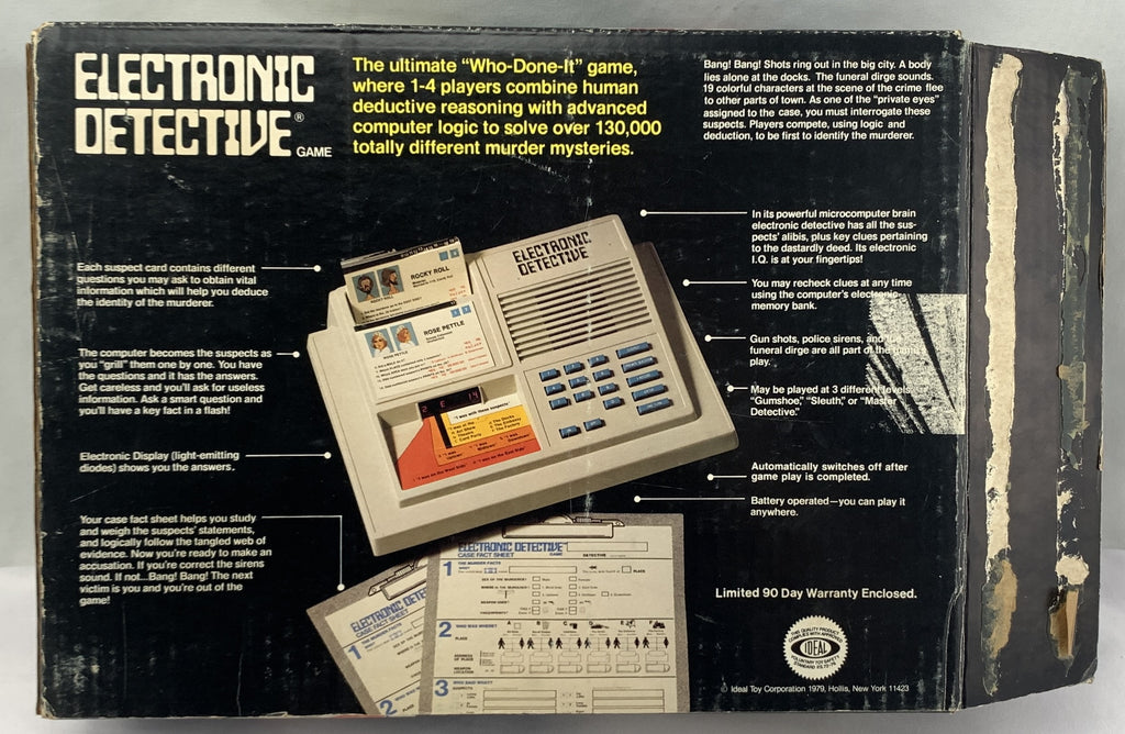 Electronic Detective Game - 1979 - Ideal - Great Condition | Mandi's ...