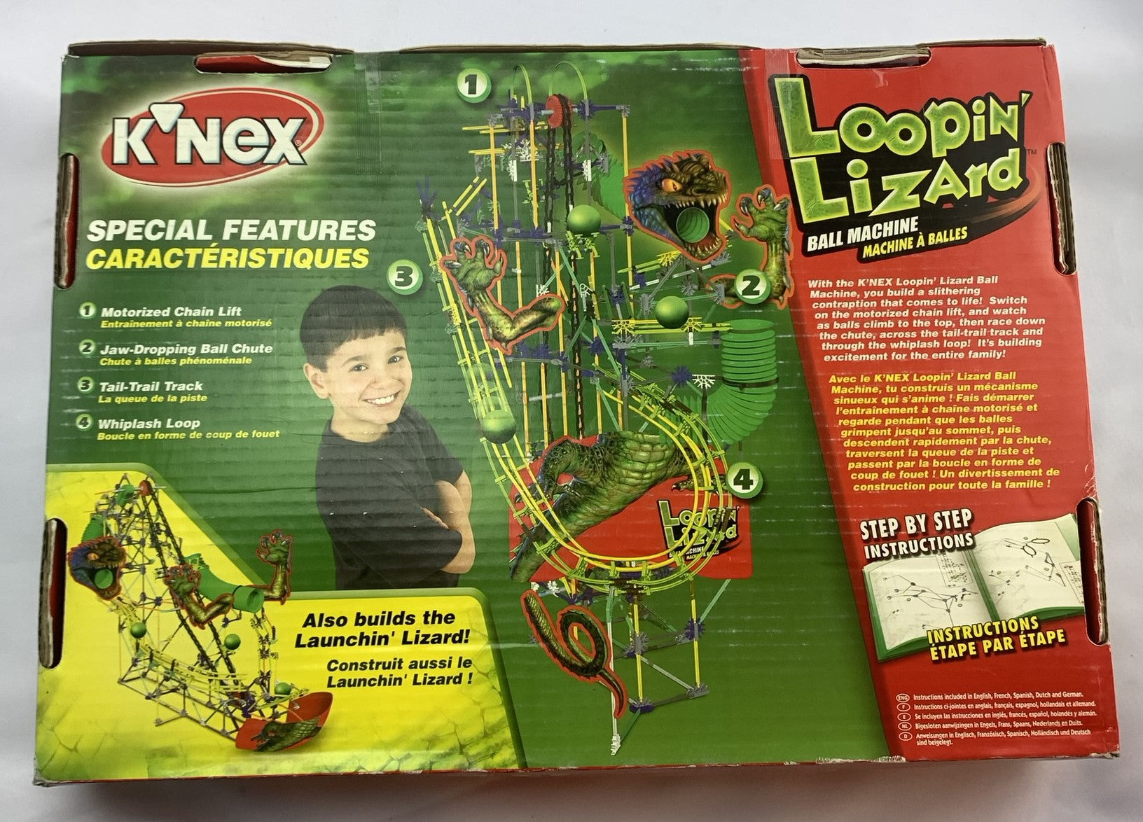 Knex Loopin' Lizard Ball Machine #15135 793 Pc Set - New