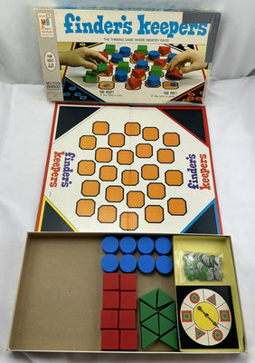 Finder's Keepers Board Game - 1969 - Milton Bradley - Good Condition