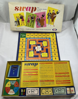 Swap Wheeler Dealer Game - 1965 - Ideal - Great Condition