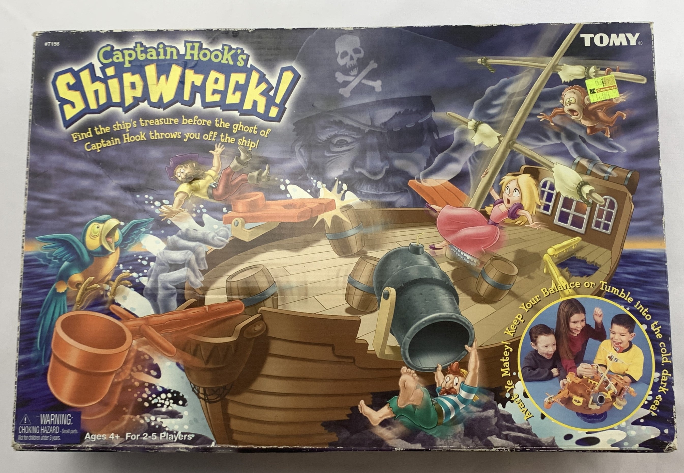 Captain Hook's Shipwreck! Game - 2003 - Tomy - Great Condition