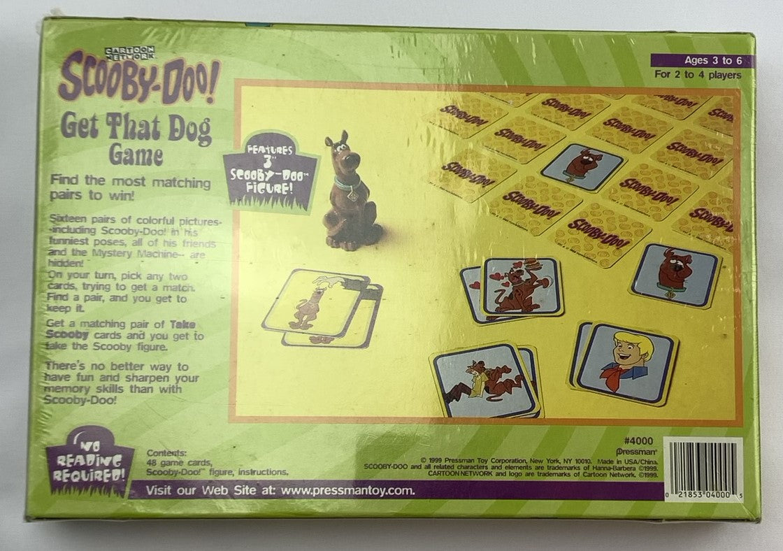 Scooby Doo Get That Dog Game - 1999 - Pressman - New