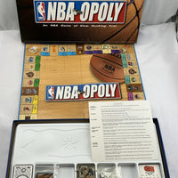 NBA-Opoly Collectors Edition Monopoly Game - 2004 - Great Condition