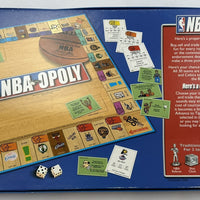 NBA-Opoly Collectors Edition Monopoly Game - 2004 - Great Condition