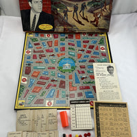 Perry Mason Game: Case of the Missing Suspect Game - 1959 - Transogram - Great Condition