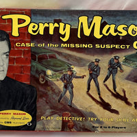 Perry Mason Game: Case of the Missing Suspect Game - 1959 - Transogram - Great Condition